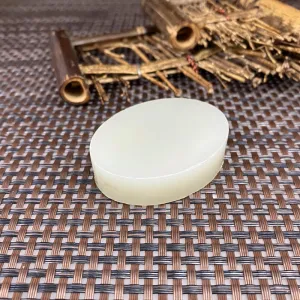 Natural Kunlun Jade Rough Nephrite Raw (68g,5.4X4.1X1.3cm)