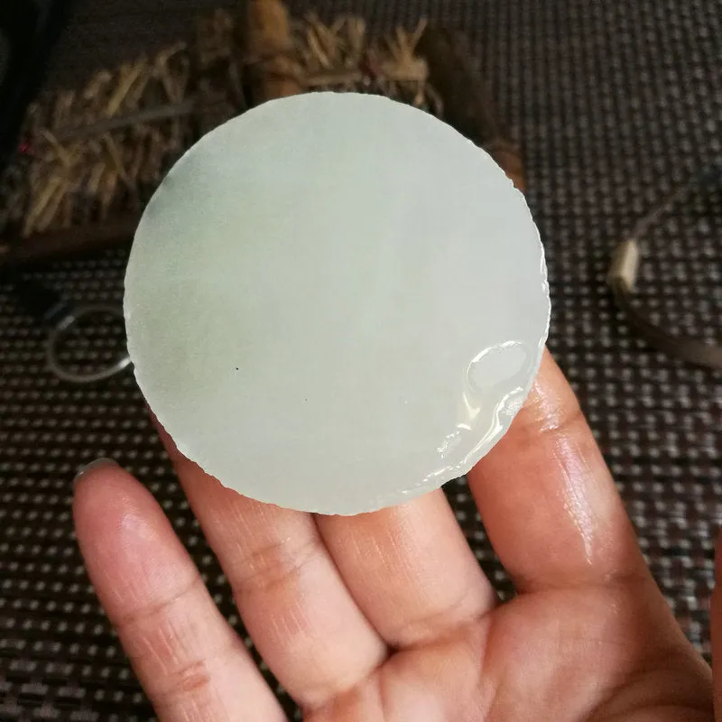 Natural Kunlun Jade Rough Nephrite Raw (90g, 5.2X1.4cm)