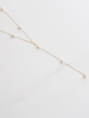 Pearl Drop Lariat