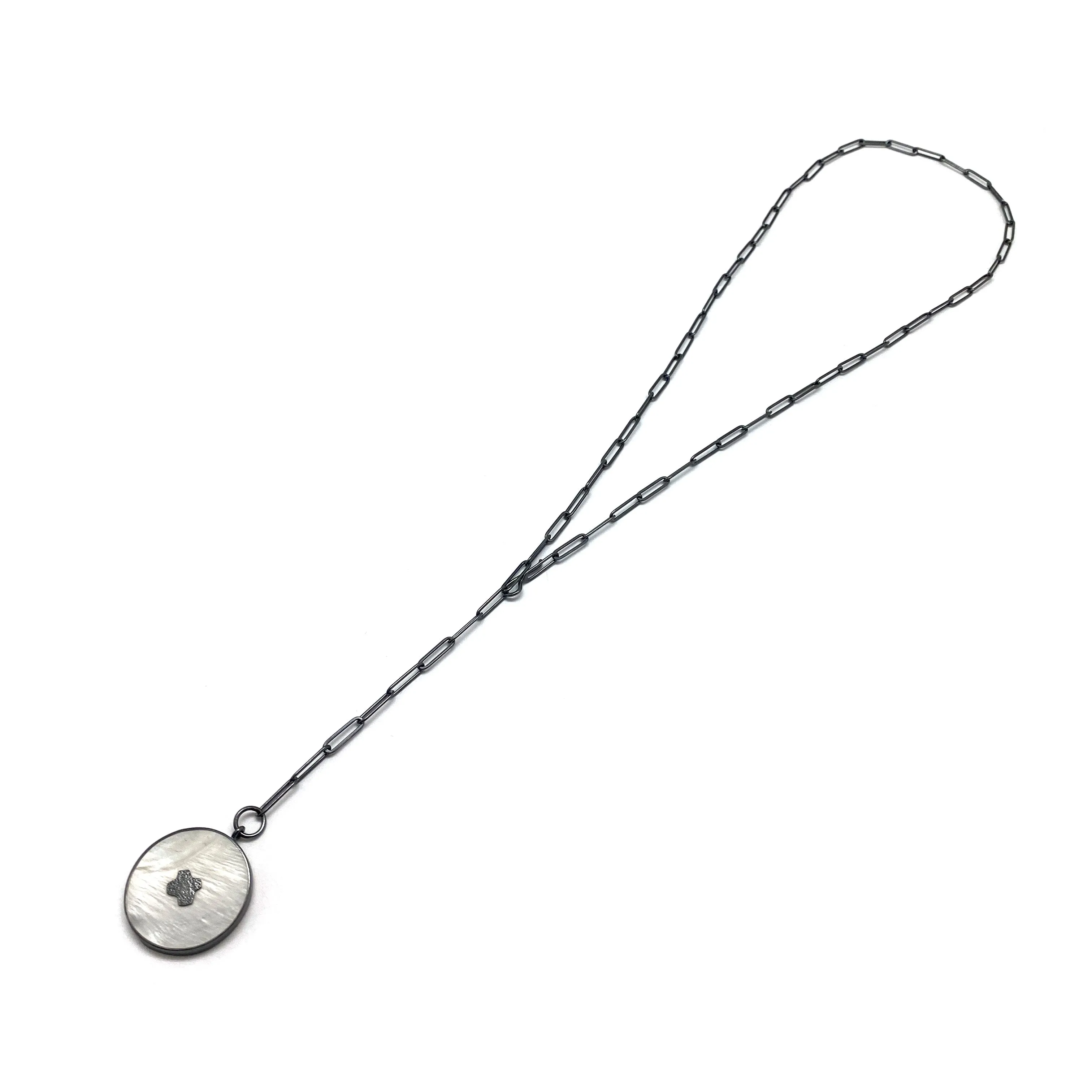 Pearl Lariat Necklace