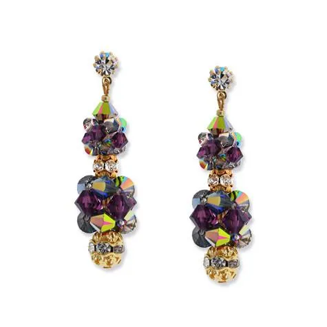 Rock Candy Earrings with Rondelles