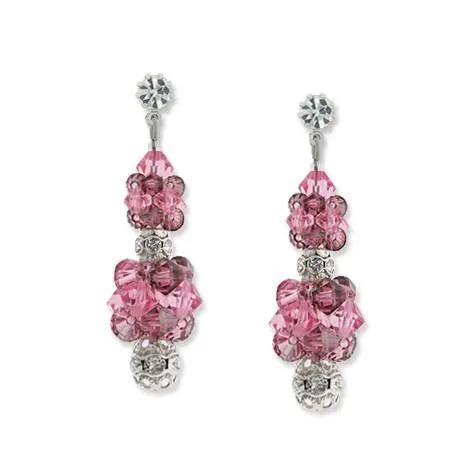 Rock Candy Earrings with Rondelles