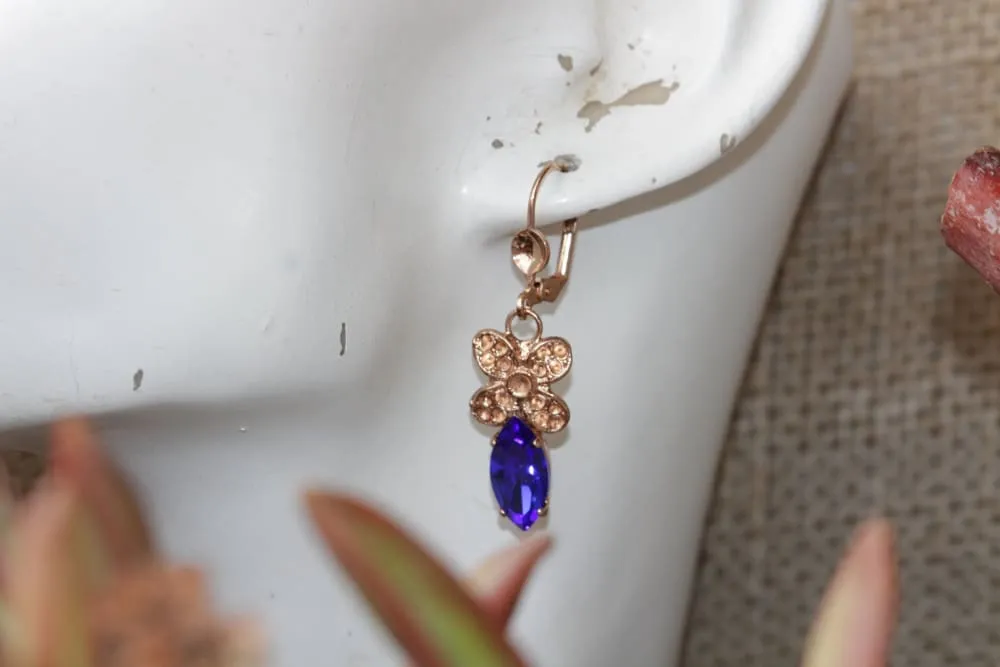 SAPPHIRE FLORAL DROPS