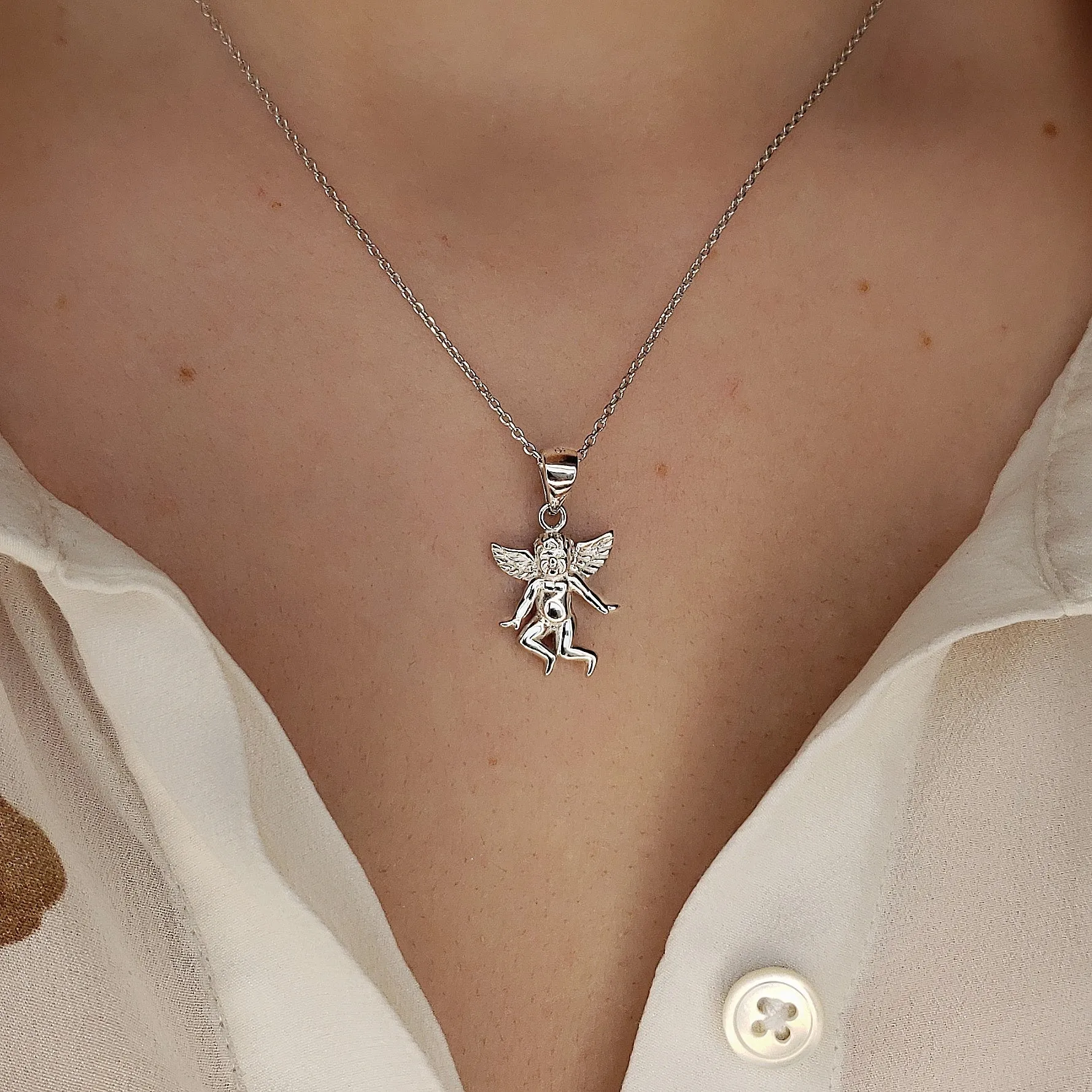 Silver Angel Pendant