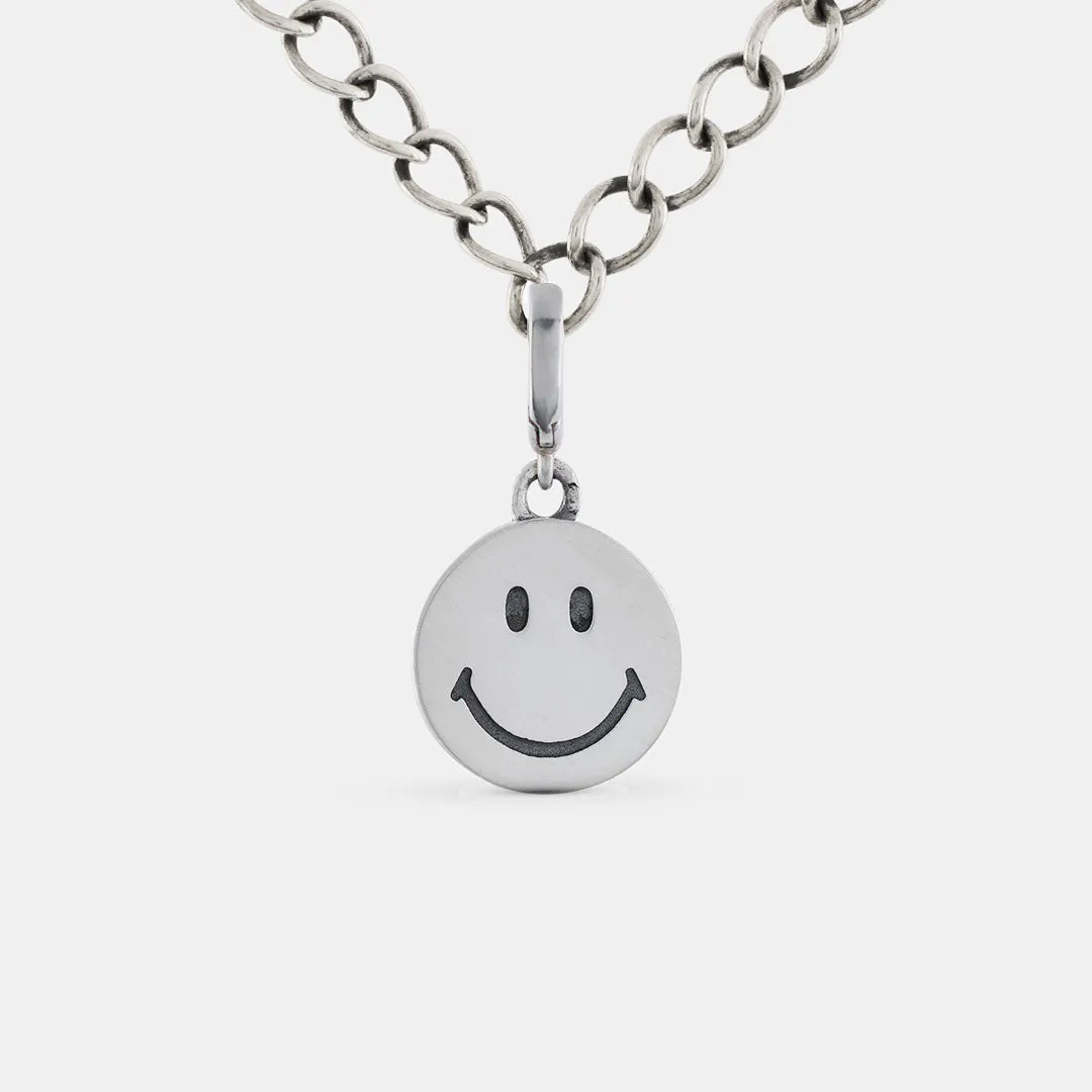 Silver Smiley Pendant