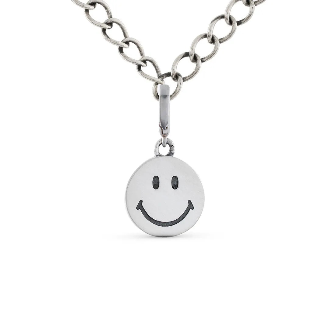 Silver Smiley Pendant