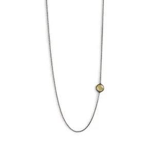 simple gray diamond necklace