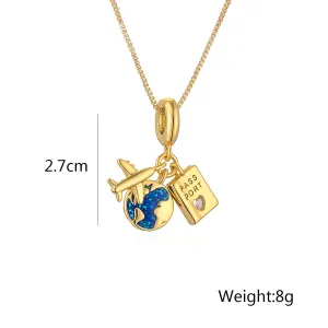 SISSLIA 2024 Fashion Jewelry high quality exquisite workmanship Pendant Necklace gold plated chain cubic For Women