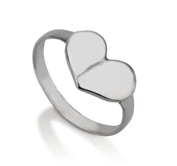 Small Heart Signet Ring