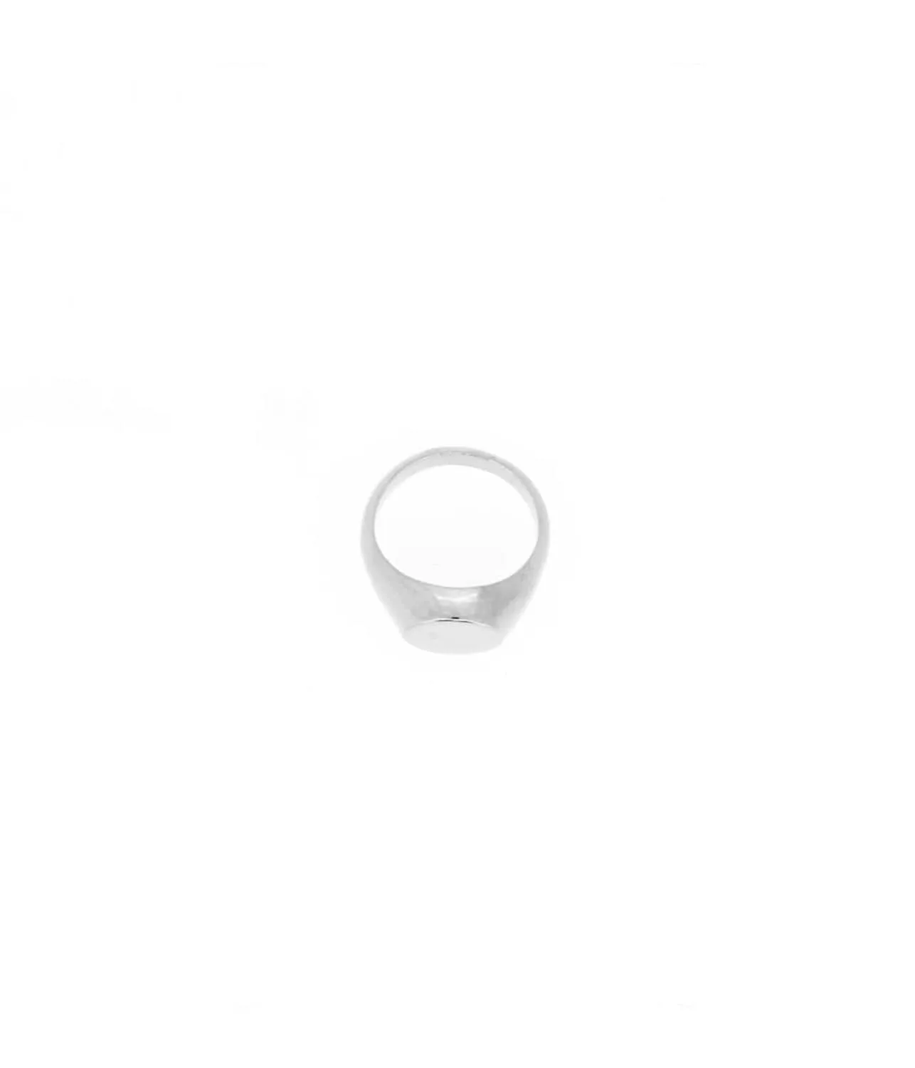 SMALL SIGNET RING -SILVER