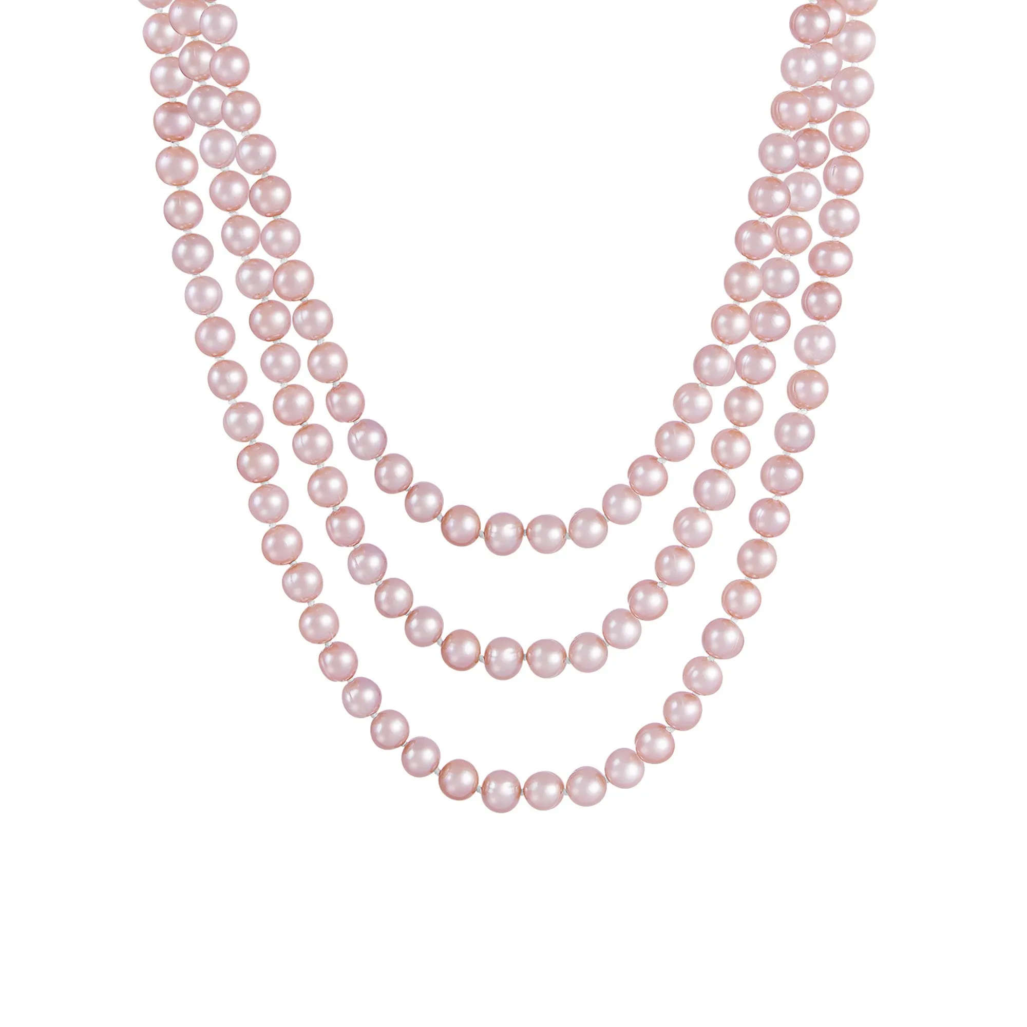 Splendid Pearls Endless 80" Pearl Necklace