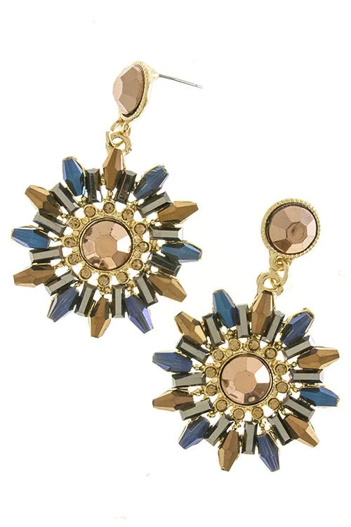 Sunburst Earrings (As seen in Woman's Day)