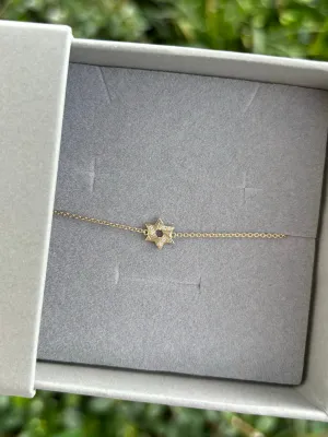 The Jamie & Gold Jewish Star Bracelet