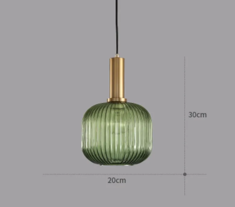 Torunn Textured Glass Perfume Bottle Pendant Light