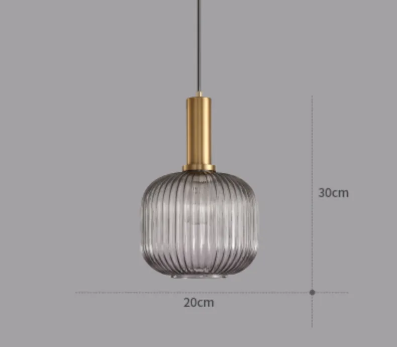 Torunn Textured Glass Perfume Bottle Pendant Light