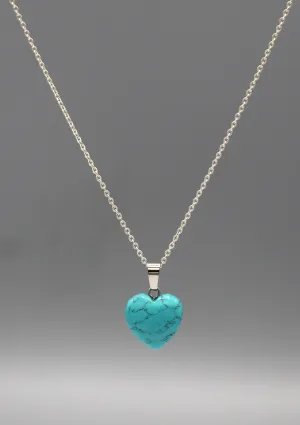 Turquoise Heart Shape Love Pendant