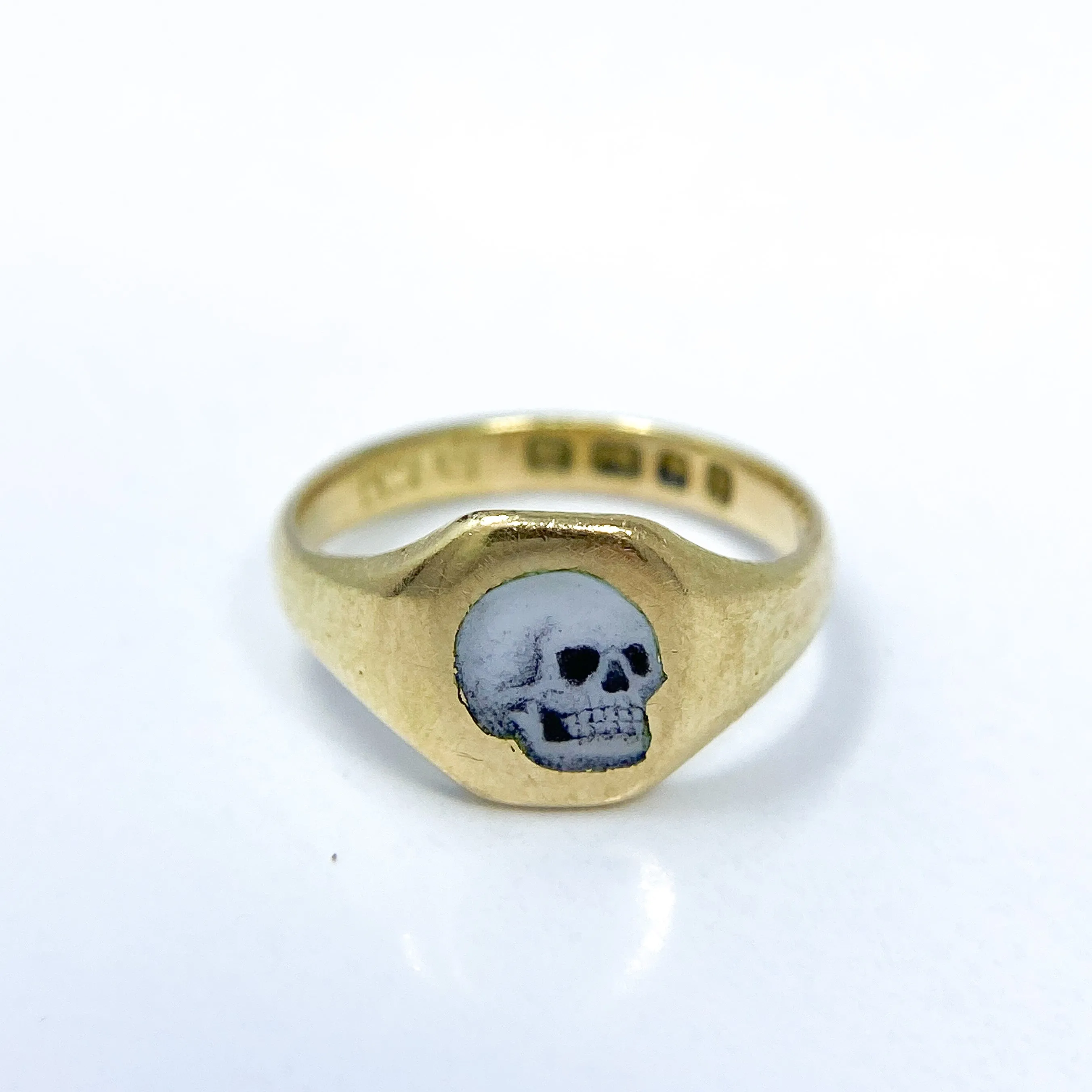 Victorian Memento Mori Signet Ring