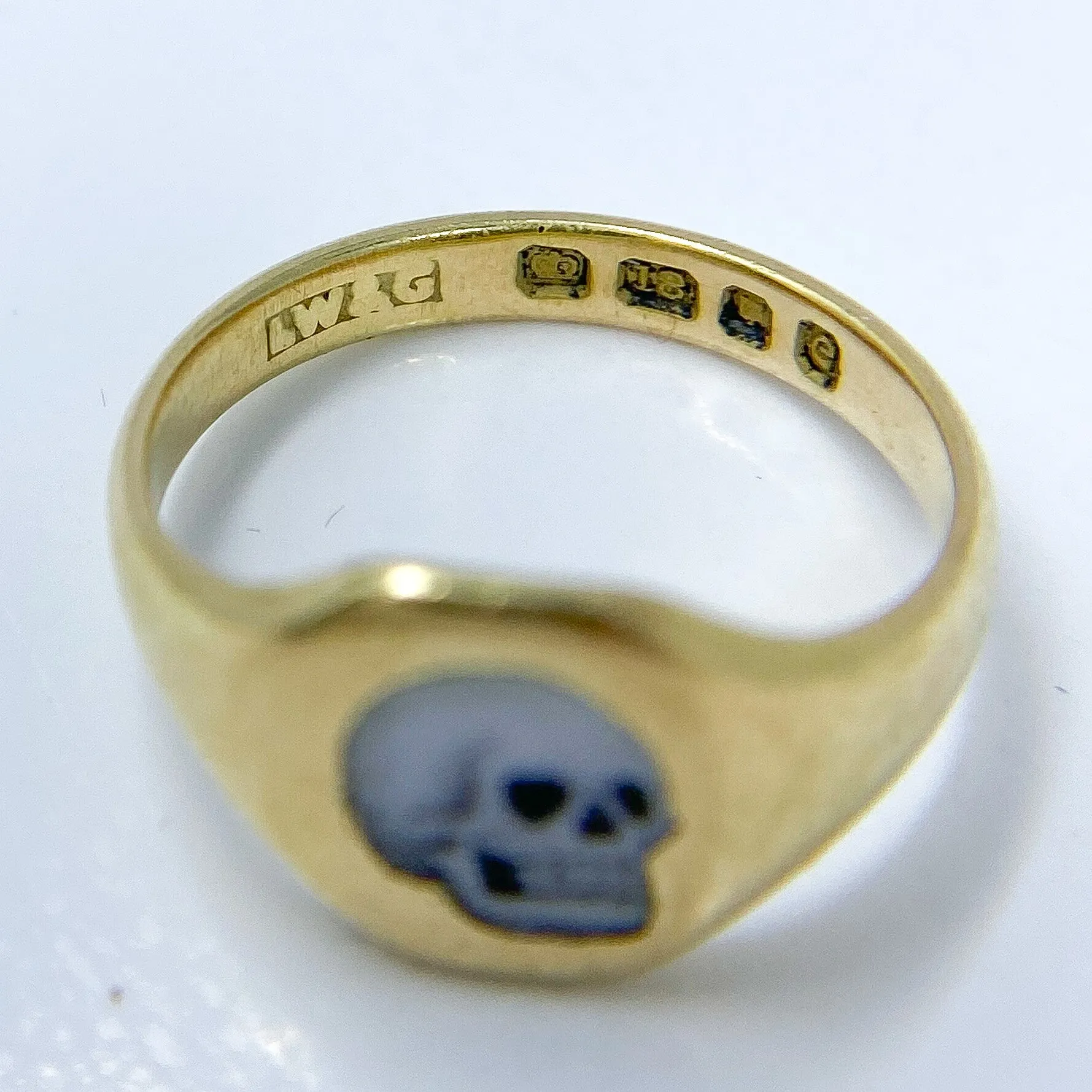 Victorian Memento Mori Signet Ring