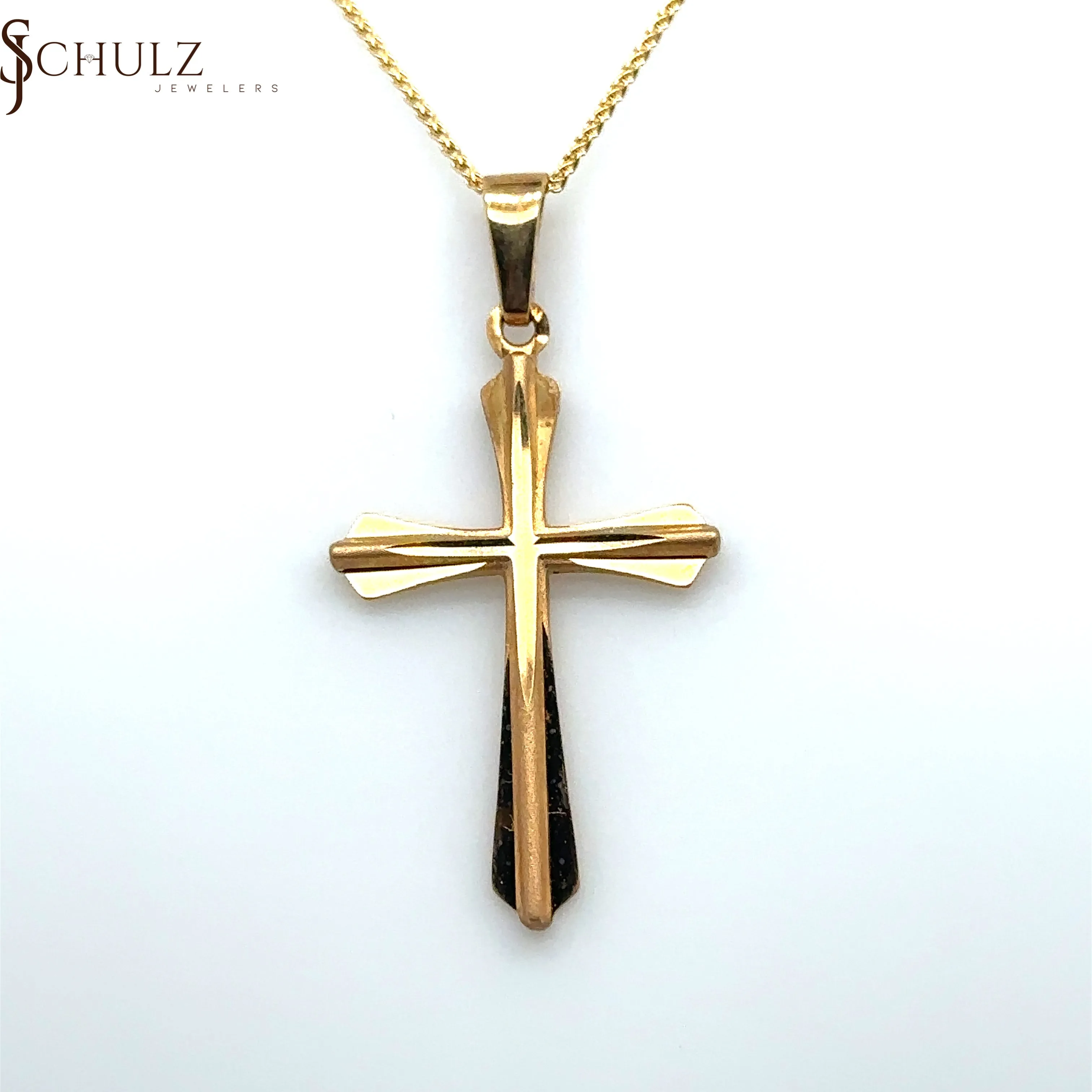 Yellow Gold Cross Pendant