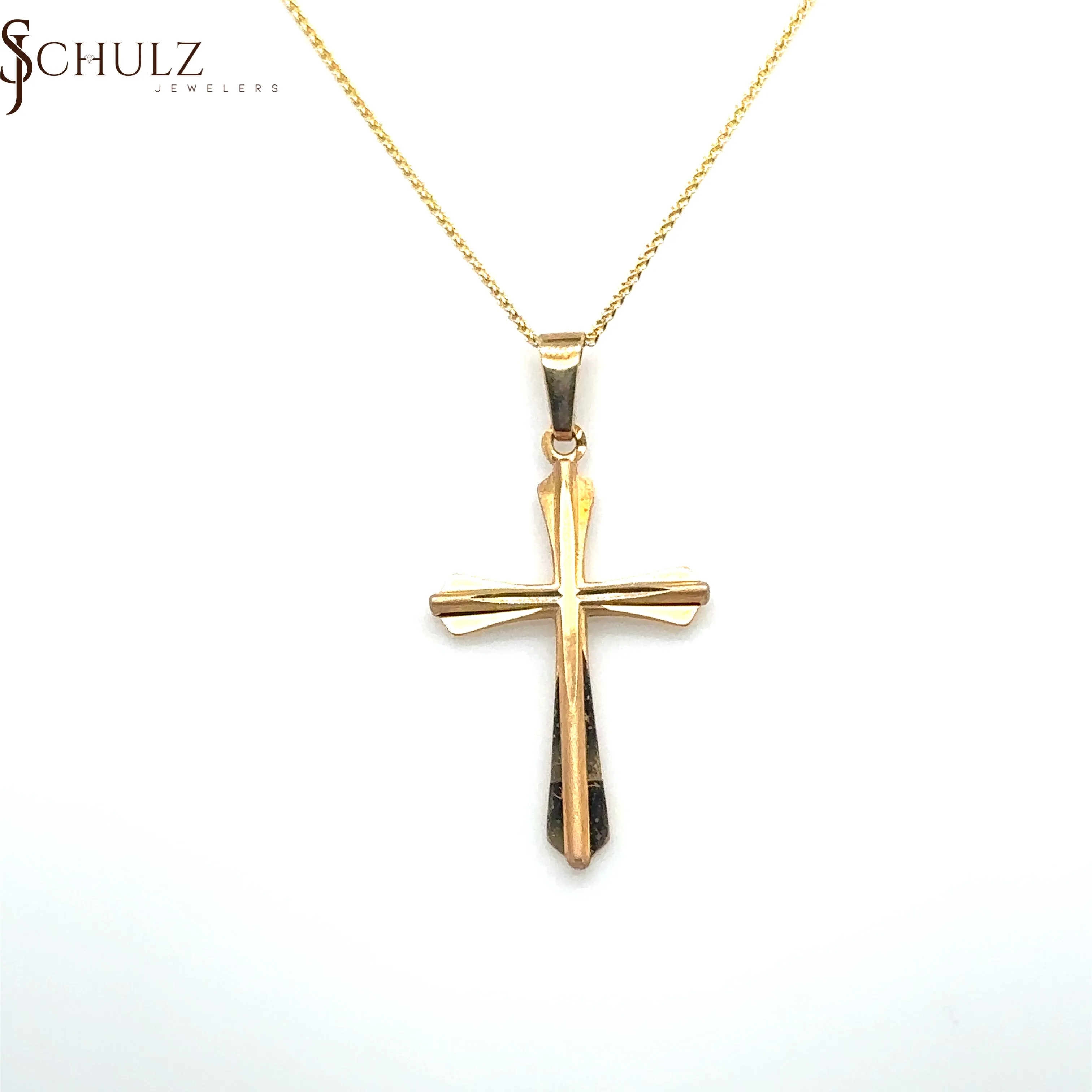 Yellow Gold Cross Pendant